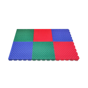 Pavimentazione Modulare Moderna per Campi da Basket e Pallavolo, Interni/Esterni, in Plastica, Design a Incastro, Durevole, Impermeabile, Modello <span class=keywords><strong>3D</strong></span> - Product Image 3