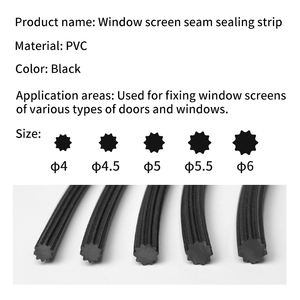 Spline de vinilo dentado para ventana Pantalla de puerta Ventana de insecto - Product Image 6