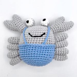 ของเล่นตามสั่งสำหรับเด็กของเล่นแบบสั่งทำโครเชต์แบบทำด้วยมือปูของเล่นสำหรับเด็ก - Product Image 2