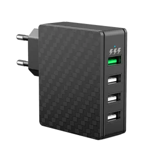 Good quality factory supply high power ce certified multi ports quick charging us wall charger usb phone