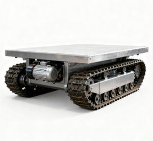Fabriksprijs 80kg 1 ton Aanpasbaar All Terrain Elektrisch Rupschassis Meerdere Toepassingsscenario's Borstelloze Motor Aandrijving - Product Image 3