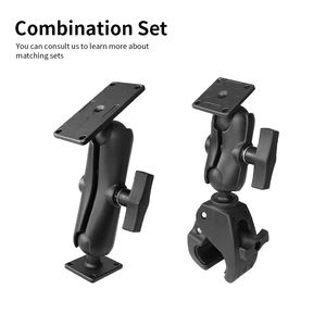 VINmounts 1.5-inch ball head with 4-hole square base 38*38mm, aluminium alloy base, compatible with C-size <b>dual</b> socket <b>arm</b> - Product Image 4