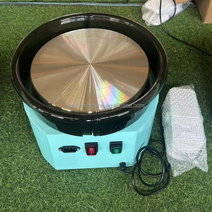 Rueda de enseñanza de Potter para uso doméstico, rueda de cerámica de velocidad Variable con <span class=keywords><strong>horno</strong></span> eléctrico, equipo de cerámica para niños para estudio escolar - Product Image 4