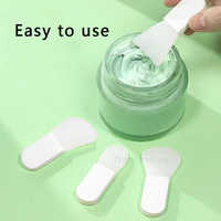 Spatola in Silicone Antiaderente Portatile Mini per Maschere Viso, Pennello per Trucco in Materiale Plastico Confezionato in Sacchetto