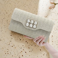 FSP696 OEM ODM sac à bandoulière carré vintage à sangle unique sac de printemps d'été pour femme à la mode chaîne en polyester portable