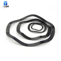 65 Manganese Steel Wave Spring Washers Black Oxide Finish M3-M80 Elastic Fasteners for Bearing Shaft Anti-loose Buffering