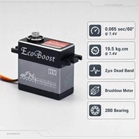 Servomoteur numérique sans balais JX BLS6520HV 65g 180 degrés, engrenages en plastique et métal, couple élevé, 6V-8.4V, pour voitures RC, hélicoptères, jouets, drones
