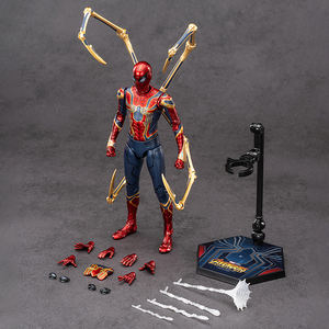Zd Toys Originale Autentico <span class=keywords><strong>Spider</strong></span>-<span class=keywords><strong>Man</strong></span> Marvel Avengers <span class=keywords><strong>3</strong></span> Iron <span class=keywords><strong>Spider</strong></span>-<span class=keywords><strong>Man</strong></span> 2.0 1/10 Action Figure con Articolazioni Mobili 18cm 7 Pollici - Product Image 2
