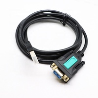 Puerto serie USB Cable de descarga USB2.0 a RS232 Serial DB9pin Cable convertidor macho Cable de datos de impresora FTDI PL232Chip