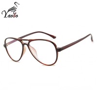 Montures de lunettes transparentes vintage pour femmes, en polycarbonate de qualité supérieure, style aviateur