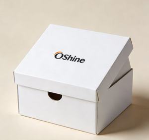 Scatola in <span class=keywords><strong>Cartone</strong></span> Ondulato Completamente Automatica, Materiali Riciclati, Confezione Regalo Artigianale con Stampa a Quattro Colori e Accessori per Manici - Product Image 1