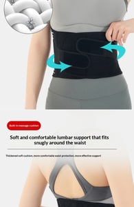 Cinturón Deportivo y de Fitness para Hombre y Mujer, Compresión, Protección Lumbar, Alargamiento, Elástico, Soporte Transpirable - Product Image 5