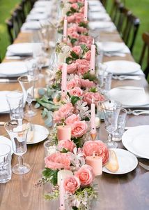 Custom Colorful Artificial Flower 3D Wall Panel Table Runner Centerpieces Arch Design Handmade Long Lasting Modern Iron <b>Frame</b> - Product Image 3