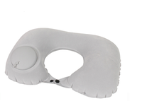 Oreiller de cou gonflable de voyage, coussin d'air en forme de U, oreiller de cou gonflable en PVC pour avion