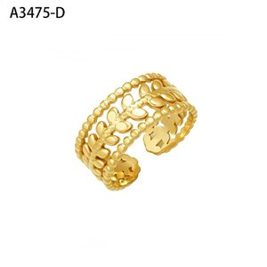 Anillo de Moda Amy Amy A3475 para Mujer, Aleación con Diseño de Planta, Estilo Bohemia, Uso Diario, Regalo, Joyería - Product Image 2