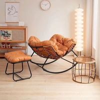 Chaise de loisirs de balcon adulte inclinable paresseux de haute qualité peut s'allonger et dormir à la maison chaise de loisirs de luxe légère