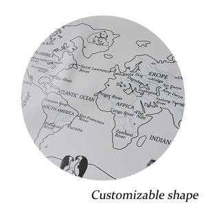 ODM OEM Tenture murale en cuir végétalien écologique <span class=keywords><strong>Carte</strong></span> <span class=keywords><strong>du</strong></span> <span class=keywords><strong>monde</strong></span> imprimée Décoration de chambre d'enfant lavable rembourré pour un usage domestique - Product Image 6