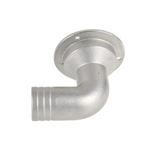Couvre-drain réglable en acier inoxydable 316 avec sortie de drain marine extérieure de 32 mm pour bateaux et yachts - Product Image 1