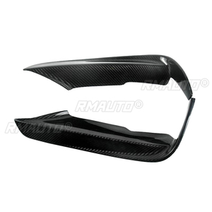 2 Piezas para BMW Serie 3 320/328/330/F30/F35 MAD 2012-2018, Alerones Delanteros de Fibra de Carbono Real, Divisores de Parachoques, Aletas, Spoiler, Molduras - Product Image 5