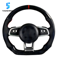 Volant de voiture personnalisé en fibre de carbone pour VW Golf Mk7 Mk7.5 Mk8 Polo R GTI GTD 7 8 Jetta Cc T6 Volkswagen Passat B8 Accessoires