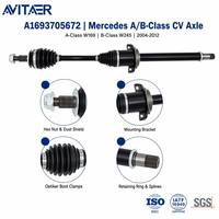 Eje de Transmisión Delantero Derecho Avitaer A1693705672 para Mercedes Clase A W169 Clase B W245 2004-2012 NUEVO