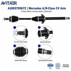 Eje de Transmisión Delantero Derecho Avitaer A1693705672 para <span class=keywords><strong>Mercedes</strong></span> <span class=keywords><strong>Clase</strong></span> <span class=keywords><strong>A</strong></span> <span class=keywords><strong>W169</strong></span> <span class=keywords><strong>Clase</strong></span> B W245 2004-2012 NUEVO - Product Image 1