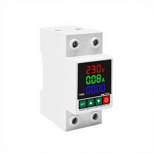 WZOODQ SXGQY-63 เครื่องป้องกันไฟฟ้าเกิน ไฟฟ้าลัดวงจร และไฟรั่วไหล แบบดิจิตอลหน้าจอ LED เฟสเดียว  1-63A - Product Image 2