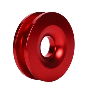 Anillo de recuperación de aluminio para polea de cabrestante para gancho de remolque de vehículos utilitarios Polaris - Product Image 2