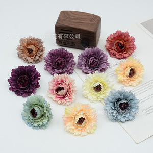 Flores de seda de peonía mini de 7 cm de Dongchen Crafts, flor base para decoración de sombreros, mochilas, cajas de regalo, horquillas y maquillaje. - Product Image 4