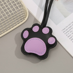 Cute Cat Paw Pu Leather Keychain Soft PU Paw Bag Charm Key Ring Pendant <b>for</b> Car Backpack <b>Handbag</b> Wholesale - Product Image 6