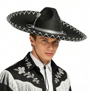 Sombrero Fedora de Ala Ancha, Tradicional, para Carnaval, Disfraces de Halloween, Uso Casual al Aire Libre - Product Image 5