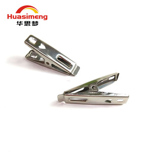 Pinces à linge rectangulaires en acier inoxydable Huasimeng, durables et résistantes au vent, pour fixer les couettes et les sous-vêtements, lot de 20, vente en gros - Product Image 1