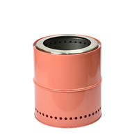 Horno de leña de diseño moderno de pozo de leña industrial portátil OEM para la familia para acampar jardín al aire libre pozo de fuego de acero