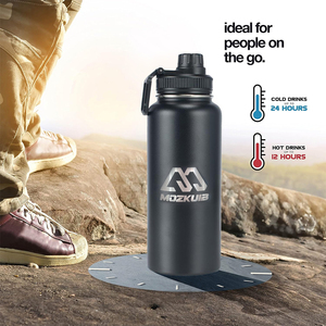 Nueva botella de agua M de gran capacidad 304 Acero inoxidable mantener la temperatura 32OZ botella de agua para deportes al aire libre - Product Image 1