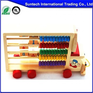 camion di legno abaco con blocchi alfabeto - Product Image 4