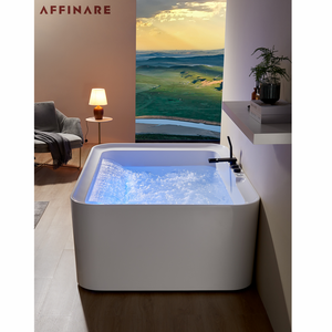 Baignoire de massage en acrylique AFFINARE Original Design 1,8 m pour 2 personnes <span class=keywords><strong>avec</strong></span> massage combiné pour salle de bain intérieure et utilisation extérieure - Product Image 1