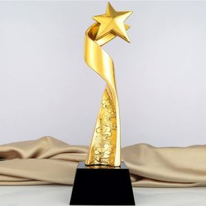 Hot Selling Unique Design, Gold Color Crystal <b>Star</b> Shape Trophy for Souvenir Gift/ - Product Image 4
