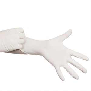 Gants d'examen en <span class=keywords><strong>latex</strong></span> de haute qualité sans poudre couleur naturelle gants de ménage jetables en <span class=keywords><strong>latex</strong></span> en vrac - Product Image 2