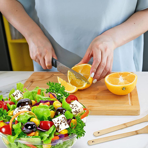 Sopewod Bộ 3 miếng tre thớt đặt thớt Hữu Cơ tre hình chữ nhật thu nhỏ bọc bền vững cắt khối - Product Image 5