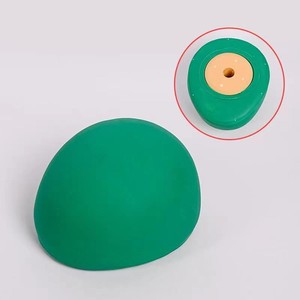 Tête de <span class=keywords><strong>mannequin</strong></span> en silicone tressée à la main pour la <span class=keywords><strong>couture</strong></span> de cheveux, peut recevoir des épingles, avec support - Product Image 4