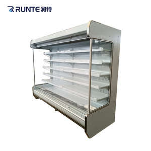 Thương mại mở máy làm lạnh phía trước tủ lạnh hiển thị trường hợp cho sản phẩm tươi sống - Product Image 6