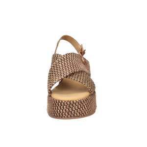 Sandales compensées en cuir pour femme Carmela, talon de 6 cm, taille 40, style plateforme - Product Image 3