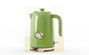 Ấm Đun Nước 1.7L Phong Cách Mới Với Nhiệt Kế Thiết Bị Nhà Bếp Ấm Đun Nước Điện Bằng Thép Không Gỉ Cổ Điển - Product Image 5