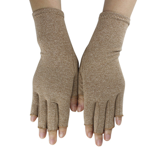 <span class=keywords><strong>Gants</strong></span> anti-arthrite de compression de fibre de main thérapeutique de demi-doigt <span class=keywords><strong>pour</strong></span> l'<span class=keywords><strong>arthrose</strong></span> rhumatoïde - Product Image 4