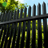 Clôture de grilles en acier antirouille galvanisé pour limite fixée au mur