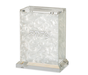 Caja de Tzedakah de Acrílico Personalizada con Temática de Jerusalén - Elegante Caja de Donaciones para Caridad Judía, Uso en el Hogar y la Sinagoga - Product Image 2
