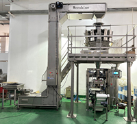 Machine d'emballage à pesage multi-têtes de haute précision Weeshine WPV200H pour biscuits, gâteaux, craquelins, bonbons gélifiés, confiseries