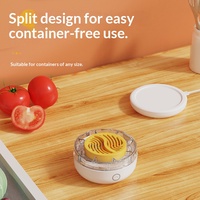 Machine à laver les fruits rechargeable 2400 mAh, purificateur de fruits et légumes étanche, machine de nettoyage des légumes au plasma de titane