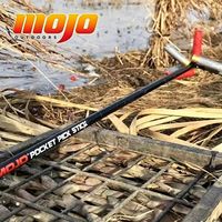 MOJO Outdoors Pocket Pick Stick, tige magnétique réglable, sections pliables, filet inclus, sac durable pour la chasse et les leurres