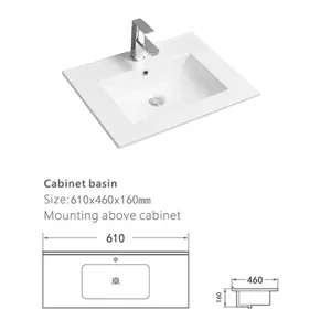 Zifei — lavabo de salle de bains en céramique, Offre Spéciale 600MM, lavabo de salle de bains en céramique